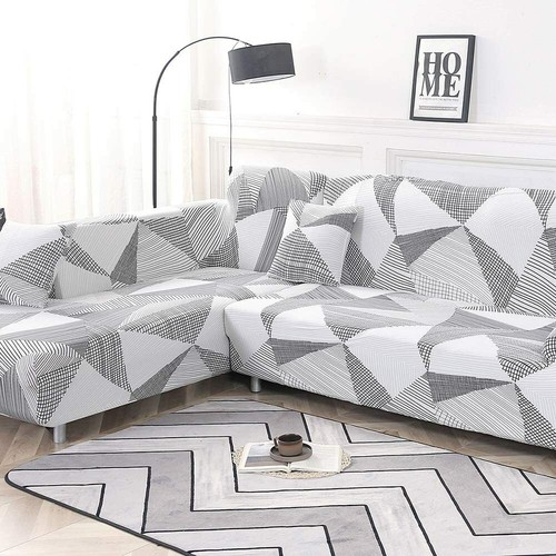 Stretch Sofa Covers Slipcover for L Shape Sectional Corner Sofa Couch Protector - Picture 73 of 167