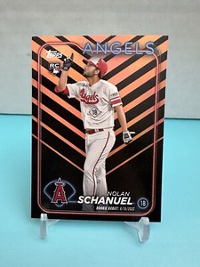 NOLAN SCHANUEL 2024 Topps Update Orange & Black Holiday Foil #US193 Rookie Debut