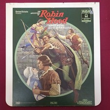 The Adventures Of Robin Hood CED Videodisc Errol Flynn Retro Format 
