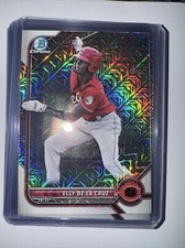 2022 Bowman Chrome Elly De La Cruz MOJO Mega Box Refractor BCP-224 Reds