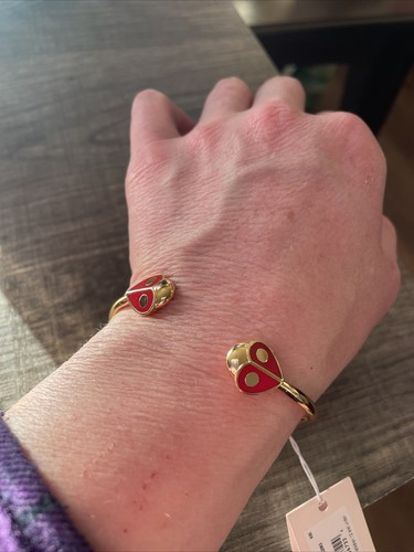 NEW Kate Spade Animal Party Ladybug Flex Cuff Bracelet - Picture 3 of 3