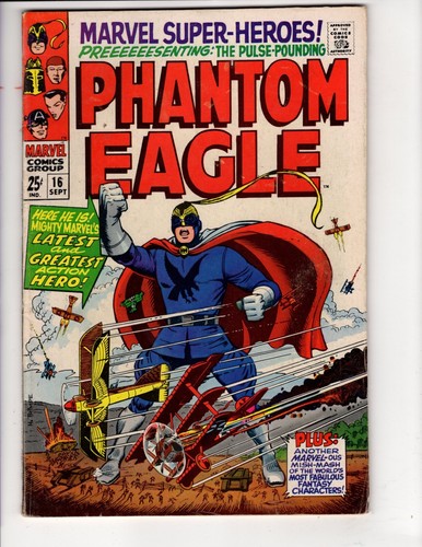 Marvel Super Heroes Presents #16 Phantom Eagle Comic Book 1968 - Picture 1 of 2