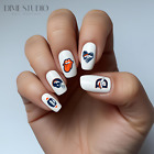 Denver Broncos Football Nail Decals Water Transfer Clear Overlay Nail Art