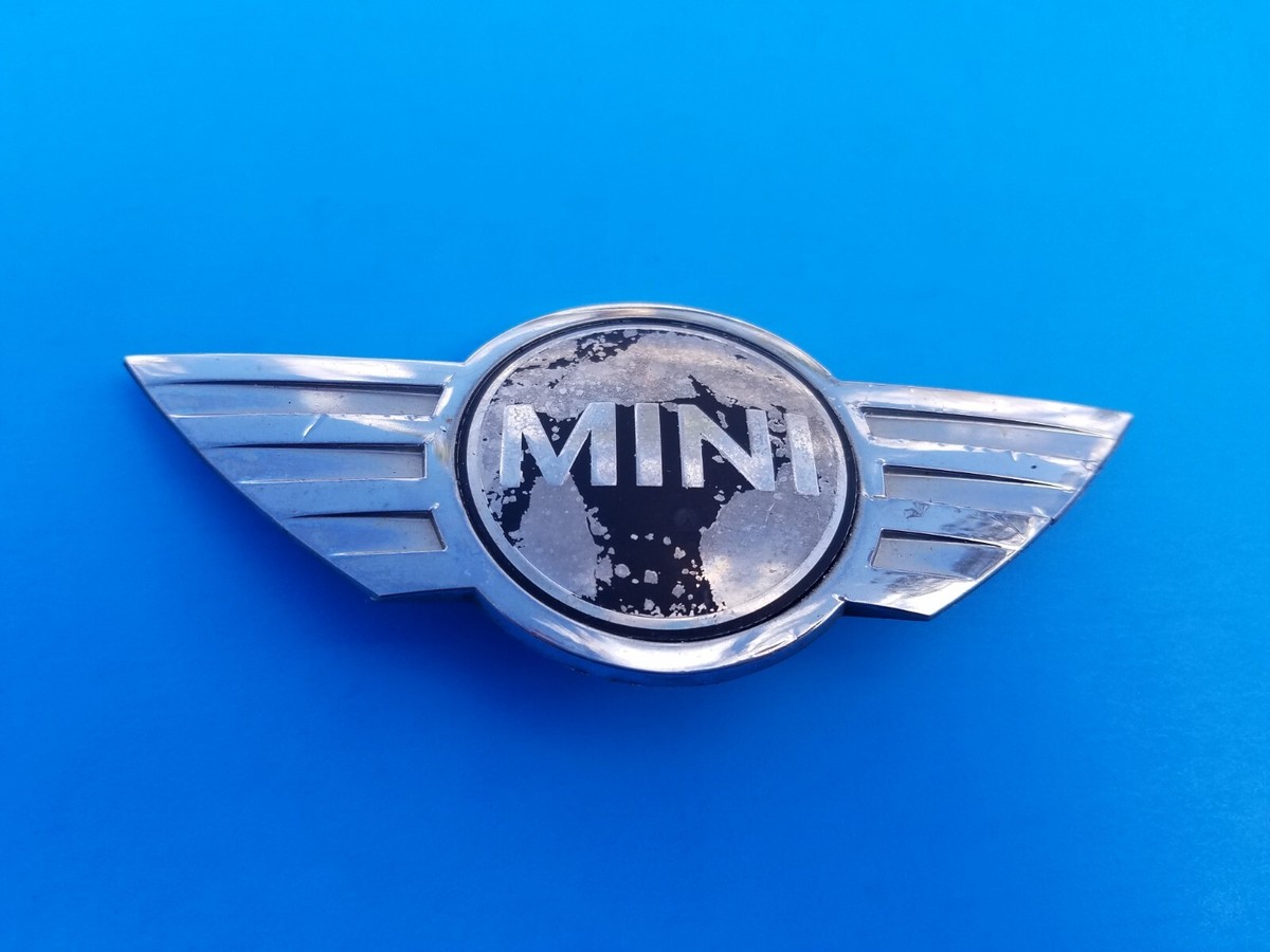 2001-2008 MINI COOPER FRONT HOOD CHROME EMBLEM LOGO BADGE SYMBOL 