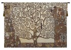 Tree of Life by Klimt Tapestry Elegant Wall Hanging with Lined Backing