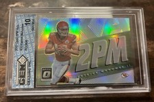 2017 Panini Donruss Optic Patrick Mahomes 2PM AKA GEM 10 #30 Prizm Rookie Chiefs