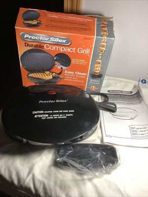 Hamilton Beach 25218Y  Indoor Grill~ Open Box