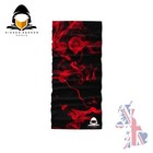 Red Haze - Snood Face Shield Mask Bandana Neck Sock Seamless Tube Cycling Buff