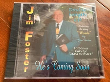 NEW Mint CD Jim Foster Gospel He's Coming Soon Double-Length 20 Tracks