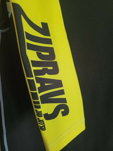 ZIPRAVS Men Women Compression Jiu Jitsu Shirt Athletic Running Training Gym 2XL - Picture 2 of 8