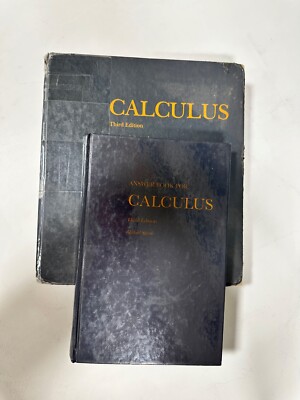 CALCULUS with solutions Manual By Michael Spivak -3rd Edition Hardcover  Books