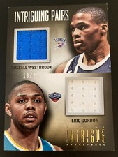 2012-13 Intrigue Intriguing Pairs Materials Russell Westbrook /Eric Gordon ed/25