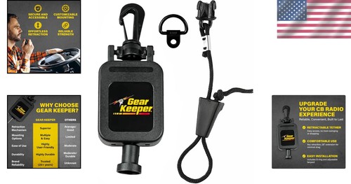 Hammerhead Retractable Microphone Holder - Lightweight, Adjustable & Reliable - Zdjęcie 2 z 8