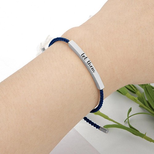 *UK-2025 New Let Them Tube Bracelet Friendship Gifts Jewellery K7Q7 - Picture 11 of 15