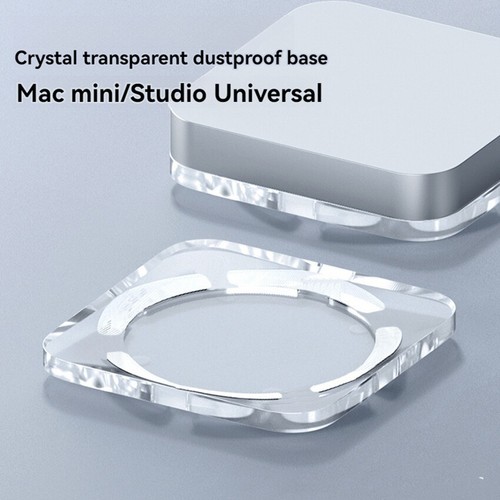 Transparent Dustproof Base Desktop Acrylic Stand Bracket Holder for Mac Mini4 - Picture 2 of 9