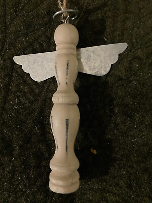 #ad #ad Rustic Simple Wood amp; Metal Angel Ornament Spend $20 for Free Shipping $2.95
