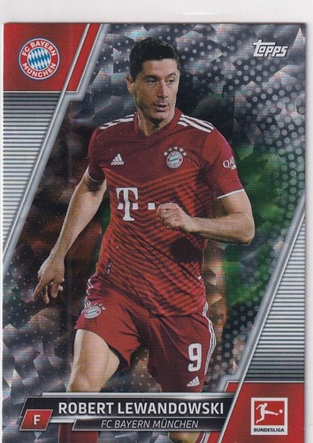 Topps Bundesliga 2021/22 Karte Nr. 152 Robert Lewandowski Speckle Foil - Bild 1 von 2