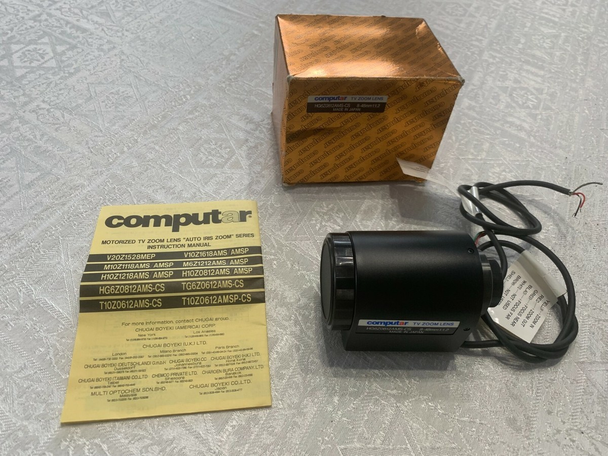 computar 8-48mm f1.2 cマウント computar 8-48mm f1.2 cマウント