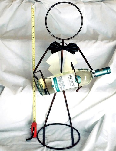 2 Foot Tall "HANDY WINE HOLDER SERVER" SINGLE BOTTLE FLOOR STAND-NEW - Picture 5 of 6