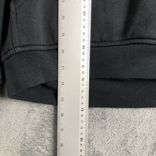 Vintage Nike Hoodie Herren Large Silver Tag 90s Spell Out Swoosh Schwarz - Bild 4 von 9