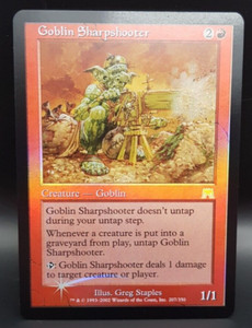 Goblin Sharpshooter 2002 Onslaught #207 Foil Price Guide Goblin Sharpshooter 2002 Onslaught #207 Foil Price Guide