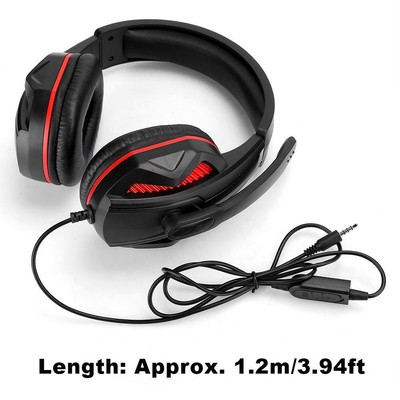 3.5mm Wired Gaming Headset Headphone Xbox one s Headset 3.5mm Wired Gaming