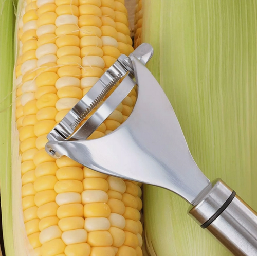 2x Kitchen Cutter Tool Corn Cob Peeler Stainless Steel Thresher Stripper Remover - Picture 7 of 8