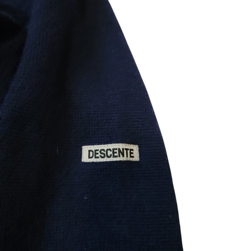 Descente Sweater Boys *Medium Blue Crewneck Jersey Pullover Logo Preppy Ski - Picture 4 of 5