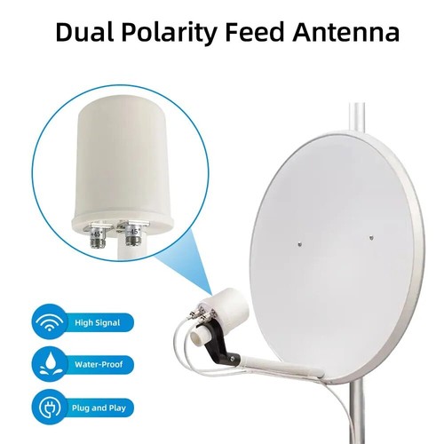 4G 5G MIMO Outdoor Dual Polarity Parabolic Antenna 32dBi N Female 1700-4000MHz - 第 2/8 張圖片