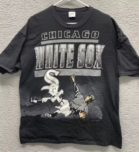 🔥 Vintage • Chicago White Sox • Teamwork 1993 All Over Print T-Shirt • Herren XL - Bild 2 von 12