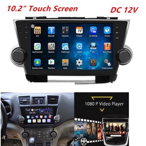 Hd Android Car Radio Player Gps Navigation Fit For Toyota Highlander 2010 13 Set Ebay