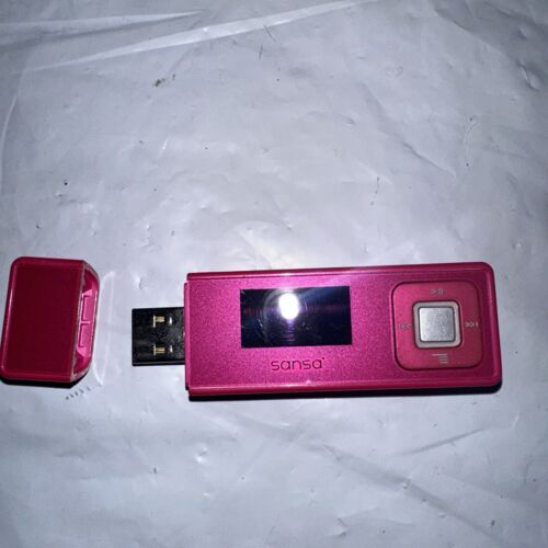 SanDisk SANSA EXPRESS 1GB USB MP3 Player, FM Tuner, Recorder, Micro SD G3 Pink - Picture 4 of 8