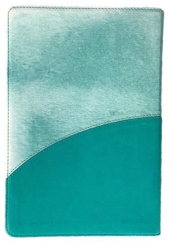 Holman CSB Rainbow Bible; 2015; Turquoise Leather Touch; 10 Font - Imagen 2 de 6