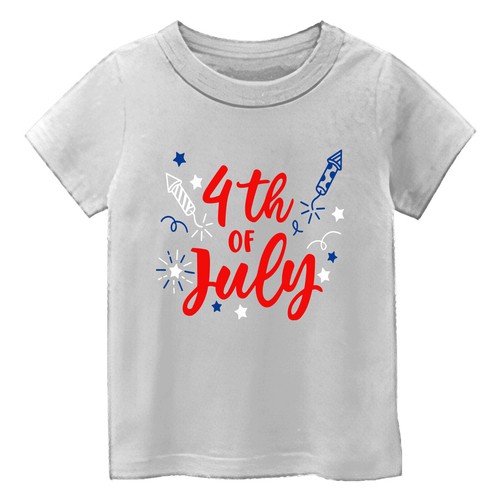 Independence Day 4th Of July Ameriacn Kid's T-Shirt USA Patriot New Gift Tee - Picture 3 of 14