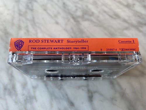 Rod Stewart Storyteller CASSETTE Tape 1987 Warner 925987-4 TAPE 1 Schoolgirl OOP - Picture 3 of 3