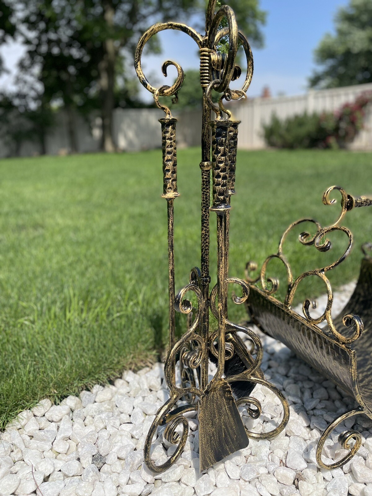 fireplace tool set eBay