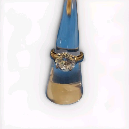 Vintage  Silver 925 Cubic Zirconia Accent Cocktail Ring Size 5.75 - Picture 2 of 11