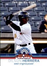 2013 SAL All-Star North Brandt #15 Dilson Herrera Cartagena Colombia Card
