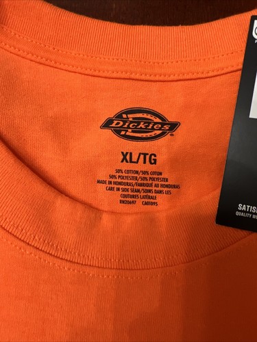 Dickies Men's Jersey T-Shirt 50/50 Heavyweight Short Sleeve Pocket Crew Neck Tee - Picture 2 of 4