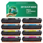 CF400X-CF403X 201X Toner Cartridge For HP Color Laser Jet Pro M252dw M277dw Lot