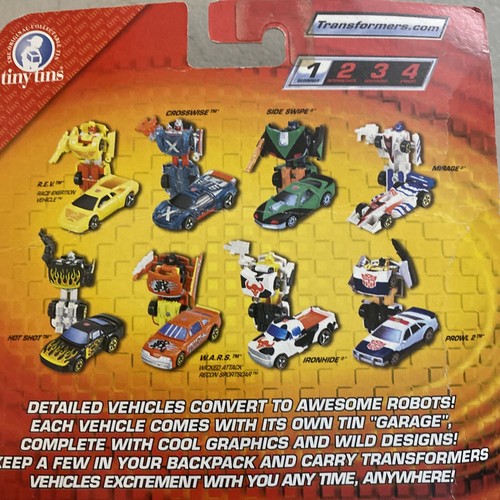 2003 Transformers Tiny Tins R.E.V. Collectible Tin Sealed/New 47669 - Picture 5 of 6