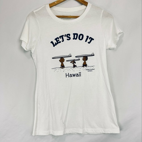 Hawaii Suntan Snoopy T Shirt Size Medium Women S Ebay
