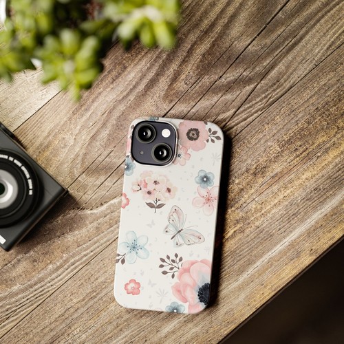 Birds. Robin and Butterflies Slim Phone Cases - 第 30/67 張圖片