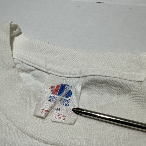 Vintage Hockey Hall Of Fame T Shirt Mens Medium 90s NHL Made In Canada Casual - Picture 5 of 13