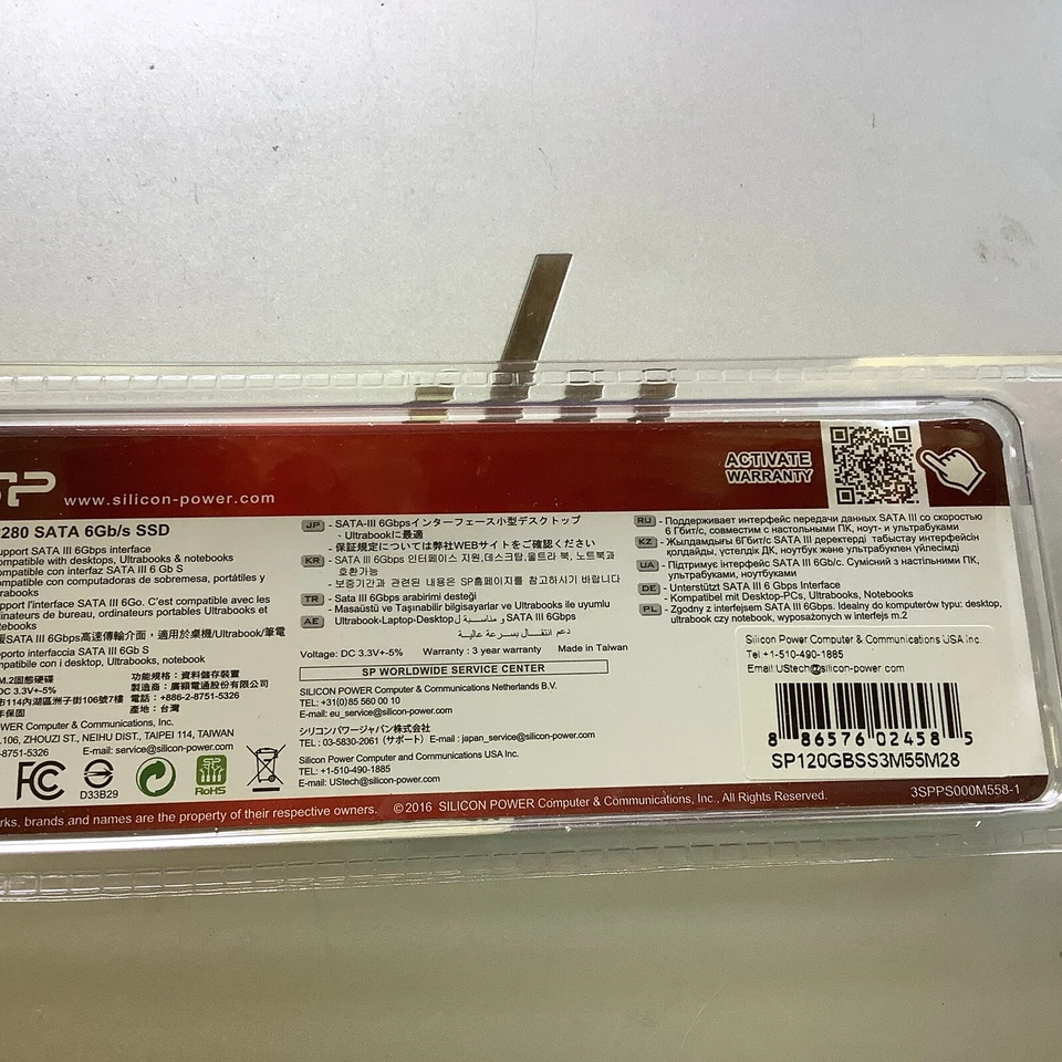 Silicon Power SATA III Solid state Drive M.2 2280 M55 120GB New - Image 3 of 4