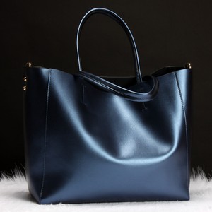 Women-Genuine-Cowhide-Real-Leather-Shoulder-Bag-Tote-Bags-Handbag-Shopping-Purse