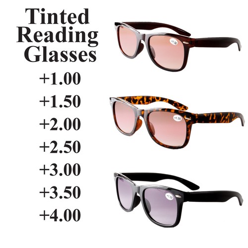 Sun Readers getönte Lesebrille + 1,00 bis +4,00 Sonnenbrille UV400 - Bild 1 von 28