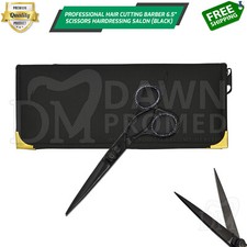 Hair Cutting Barber Scissors 6.5" Hairdressing Salon Shears Black German Gr