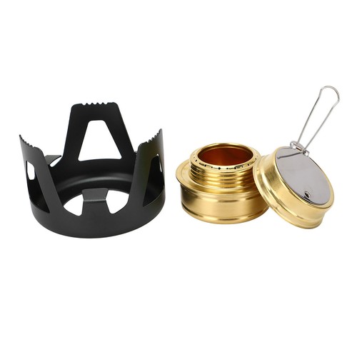 Mini Camping Stove Portable Burner Butane Gas Cooker Outdoor Windproof Black - Picture 11 of 20