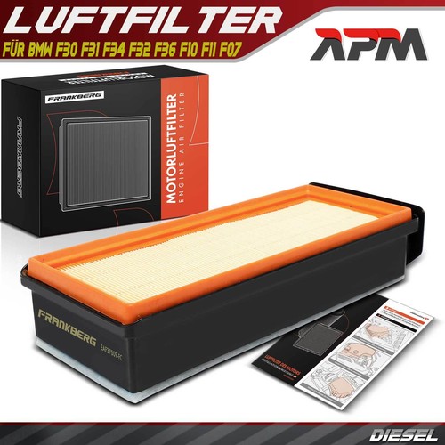 Luftfilter für BMW 3er F30 F31 F34 4er F32 F36 5er F10 F11 F07 6er 7er X3 X4 X5 - Bild 1 von 8